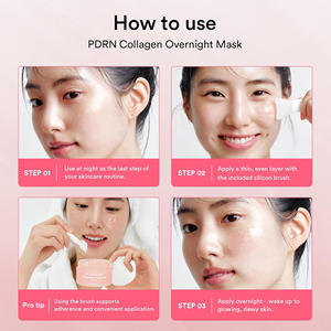 Maschera in Gel Idratante e Illuminante per il Viso con Collagene PDRN Biologico Naturale a Marchio Privato - Product Image 6