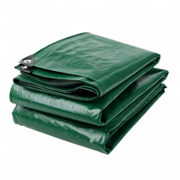 Bâche en PE imperméable de 12x14 pieds, robuste, anti-UV, en tissu brocart, pour usage extérieur polyvalent