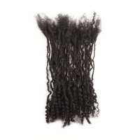 Orientfashion fatto a mano 100% capelli umani Micro Dreadlocs Inter Loc stile con estremità ricci Extension capelli