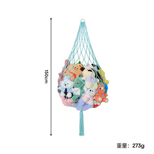 <span class=keywords><strong>Filet</strong></span> pour animaux en peluche ou hamac, décor bohème pour chambre d'enfant, jouet en peluche en macramé, <span class=keywords><strong>filet</strong></span> <span class=keywords><strong>suspendu</strong></span> pour mur et <span class=keywords><strong>plafond</strong></span> - Product Image 4