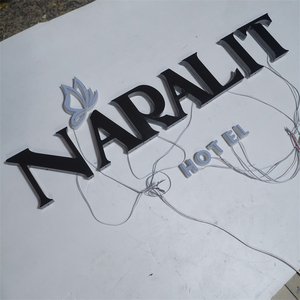 Cửa Hàng Phía Trước Dấu Hiệu Tùy Chỉnh Kinh Doanh Tiếp Nhận <span class=keywords><strong>LED</strong></span> Dấu Hiệu 3D Signage Backlit Tùy Chỉnh Kim Loại Logo Thư Kênh - Product Image 3