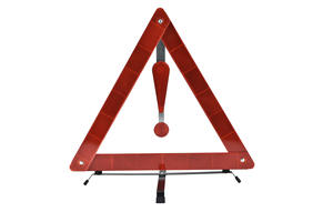 Signalisation de danger réfléchissante triangulaire pliable orange d'urgence, kit d'outils d'urgence, matériau PS pour panne de circulation - Product Image 6