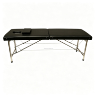 Lit de massage pliable de haute qualité avec cadre en acier inoxydable et éponge haute densité, personnalisable