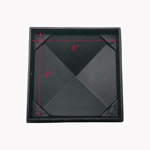 <span class=keywords><strong>Celia</strong></span>-cubiertas de poste, cercado de Metal negro, 6x6 - Product Image 3