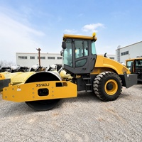 Fournisseur chinois de rouleaux compresseurs XS143J, prix du compresseur de sol de 14 tonnes avec moteur de 103 kW pour la construction de routes et de ponts
