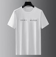 Camiseta de Marca al por Mayor 2026, Camiseta de Hombre con Pedrería, Camiseta de Algodón Bordada Personalizada, de Alta Calidad, Resistente al Agua