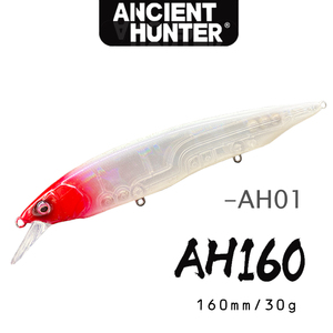 Ancient Hunter 160mm/30g kanata leurres méné Tungstène faisceau système de poids wobbler Naufrage Flottant lent naufrage océan Minnow leurre - Product Image 4