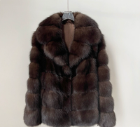 Manteau long chaud en fausse fourrure de vison, grande taille, très populaire pour l'hiver, veste en fourrure moelleuse pour l'extérieur