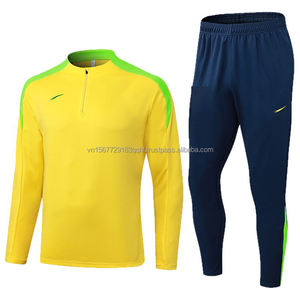 2026 New Football Half-Zip Training Suit Customizable Club Match Presentation Long Sleeve Quick-Dry Outfit Set - Product Image 5