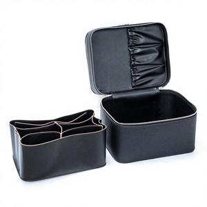 Double Layers Vanity <strong>Makeup</strong> <strong>Case</strong> for Cosmetics Organization Customized Cosmetic <strong>Case</strong> Stylish Travel <strong>Makeup</strong> Bag Organizer - Product Image 5