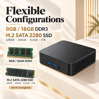 OEM Intel Core I5 6200U 8 16GB 256 512GB Dual HD-MI Gigabit LAN Win11/10 Mini PC Gaming Komputer Desktop Kecil untuk Rumah dan Kantor
