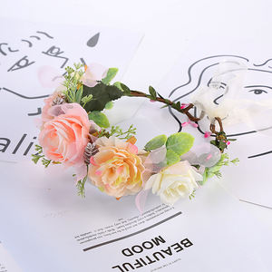 Mujeres <span class=keywords><strong>flores</strong></span> artificiales accesorio para el cabello nueva moda ajustable boda <span class=keywords><strong>novia</strong></span> <span class=keywords><strong>flores</strong></span> tocado dama de honor tocado - Product Image 4