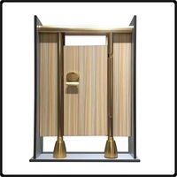 Divisor de Baño Ecológico Impermeable de Aluminio con Instalación Rápida para Baños Públicos y Paredes de Duchas