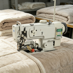 Máquina de coser industrial para ribetear alfombras, colchas y colchones con cinta de borde - Product Image 1