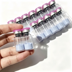 Suministro del Fabricante: Péptido de Cobre GHK-Cu en Polvo Liofilizado Azul, 50mg 100mg, Materia Prima Cosmética - Product Image 3
