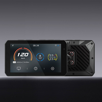 CHIGEE-Velocímetro dual, pantalla inteligente, Carplay, motocicleta, Dvr, navegación, 5 pulgadas, 720p, impermeable