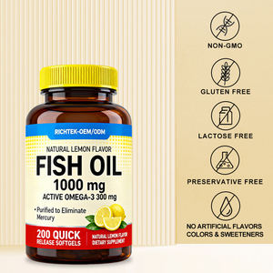 DLA laut dalam <span class=keywords><strong>DHA</strong></span> <span class=keywords><strong>1000</strong></span> <span class=keywords><strong>Mg</strong></span> Omega 3 kapsul minyak ikan suplemen kesehatan untuk jantung otak mata inflamasi dukungan kesehatan - Product Image 3