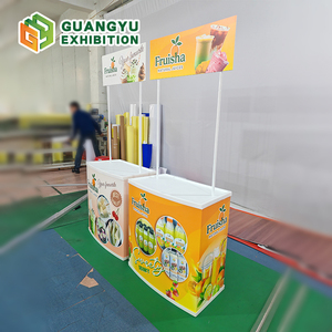 <span class=keywords><strong>Table</strong></span> <span class=keywords><strong>de</strong></span> promotion portable en plastique PP résistant aux rayures, personnalisable et très vendue, avec dessus - Product Image 5