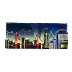 Custom MDF laser con resina epossidica doppio Magnete Del Frigorifero del Pvc Morbido <span class=keywords><strong>Souvenir</strong></span> <span class=keywords><strong>Personalizzati</strong></span> 3d Mdf Città logo personalizzato Magnete del Frigorifero di Legno - Product Image 4