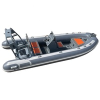 Bateau de pêche gonflable côtelé CE 16ft 480 en Aluminium de haute qualité à vendre