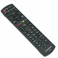 Télécommande infrarouge pour téléviseur Panasonic LED LCD, code fixe N2QAYB000830, noir, 2 piles AAA
