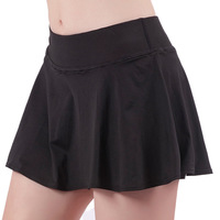 Femmes séchage rapide taille haute Yoga Culottes élastique Tennis entraînement Shorts de sport été course Fitness jupe Logo décoration
