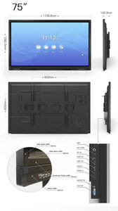 55 65 75 86 Inch <strong>Interactive</strong> Boards Tanzania Digital Flat Panel <strong>Display</strong> Teaching Digital <strong>Interactive</strong> Board Smart Whiteboard - Product Image 5