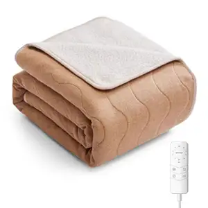 Custom Super Soft Flannel, Fast Heating & Machine Washable Heated Throw Cover For Home Office Electric Heated Blanket/