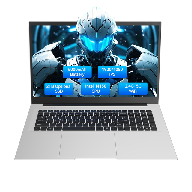 E185 18.5 Inch Intel N150 Laptop TYPE-C PD MAX 45W/65W Laptop Large Wall Screen Display Laptop Ordinateur Portable Notebook