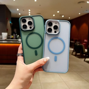 Funda de teléfono móvil magnética mate de piel de diseñador elegante para Samsung A55 A35 A36/A56 A25 A55 A26 <span class=keywords><strong>A14</strong></span> 4G/5G A15 A16 A06S - Product Image 2