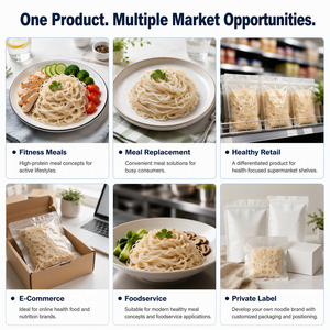โรงงานขายส่ง OEM บะหมี่เพื่อสุขภาพลดน้ำหนัก บะหมี่ชิราทากิ บะหมี่บุก - Product Image 6