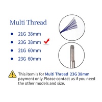 Meest Populaire Beauty Vrouwen Face Lift Rimpel Verwijderen Hals Plooien Mond 10 Lijnen 23G 38Mm Multi Draad Voor gezicht