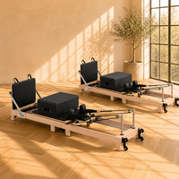 JY Machine de Pilates Reformer Pliable Commerciale, En Stock dans l'Entrepôt Étranger des États-Unis