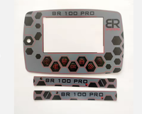 Clavier à membrane JIXING OEM personnalisé en couleur et en taille pour calculatrice, avec une longue durée de vie et un modèle de montage sur panneau YR