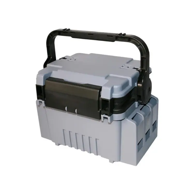 Kotak alat pancing, kotak perlengkapan memancing untuk bepergian dengan peralatan pemikat umpan pancing