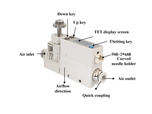 เซ็นเซอร์วัดการไหลของก๊าซ FAHS-P 0.02-2 ลิตร/นาที 1-5V DC9-28V จอแสดงผล TFT RS485 Modbus เกลียว G1/8 สำหรับอากาศ N2 O2 Ar CO2 การไหลของก๊าซอุตสาหกรรม - Product Image 1