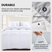 Nouvel Arrivage 2023 – Parure de Lit Matelassée Épaisse de Luxe 7 Pièces pour Lit King Size ou Queen Size – Couette et Insert de Couette
