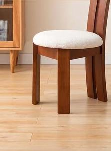 Modern Wood Living Room Chair Solid Back Soft <b>Cushion</b> Home Furniture for Hard Floor - Product Image 3