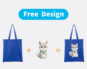 Custom Logo Customized Brand Medium Handled Canvas Tote <b>Bag</b> Shoulder Strap Durable Cotton Material Promotional Use Shopping - Product Image 2