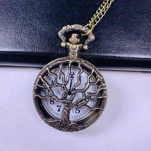 <span class=keywords><strong>Orologio</strong></span> da Tasca Classico Vintage al Quarzo all'Ingrosso, Minimalista con Quadrante a Lancette, Ciondolo a Catena, Orologi da Tasca Antichi in Bronzo con Coperchio a Ribalta - Product Image 1