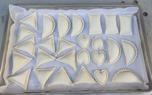 Tự động nửa mặt trăng bánh bao Maker thịt Pie empanada pierogi ravioli Ấn Độ chiên tam giác samosa samusa samousa Máy làm - Product Image 6