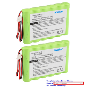 Batería de NiMH de Ultra Alta Capacidad Kastar, Reemplazo para el Sistema de <span class=keywords><strong>Alarma</strong></span> <span class=keywords><strong>Adt</strong></span>, Nueva y Original - Product Image 1