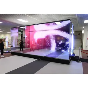 Ventana de vidrio de alta transparencia LED Video Wall 4K Publicidad Pantalla de película LED Interior Exterior P8 P10 P20 Pantalla LED transparente