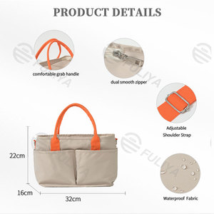 Fuliya, bolsa de gran capacidad para mamá, <span class=keywords><strong>carrito</strong></span> de cochecito, almacenamiento de pañales, bolsa Caddy, bolsas de viaje para pañales de bebé, organizador de cochecito para mujer - Product Image 6