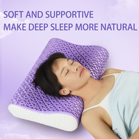 Cou ami violet TPE Air oreiller cou oreiller sommeil spécifique respirant ménage doux doux adulte cou oreiller noyau