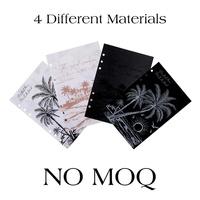 Hongbo nouveau tableau de bord de diviseur esthétique A5 Durable 4 couleurs pour les reliures de budget comme inserts d'agenda de planificateur avec 6 pages lâches/ensemble