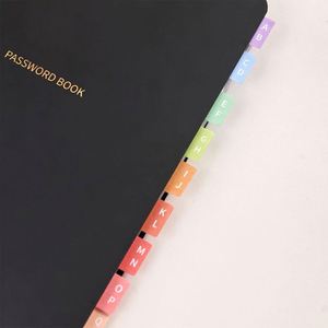 A3 Address <b>Book</b> Spiral <b>Bound</b> <b>Leather</b> Cover Secure User Name and Password Storage Log Used for Planning - Product Image 4