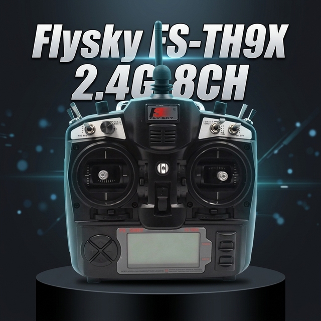 Flysky FS-TH9X 2.4G 8CH Radio Transmitter AFHDS 2A System LCD Screen Controller for RC Airplane Glider Helicopter Boat