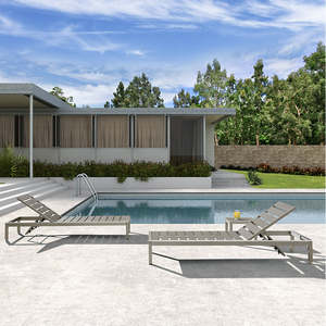 Chaise longue d'extérieur moderne Offre Spéciale mobilier de <span class=keywords><strong>jardin</strong></span> et de patio en <span class=keywords><strong>aluminium</strong></span> pour chaises longues au bord de la piscine - Product Image 3