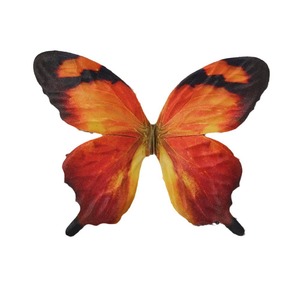 Accessoire de cheveux papillon réaliste, grande fleur en soie naturelle, accessoire de photographie de mariage vintage, décoration vestimentaire - Product Image 5